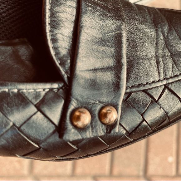 Sesto Meucci Italian loafers basket weave sz 5 - Picture 4 of 9